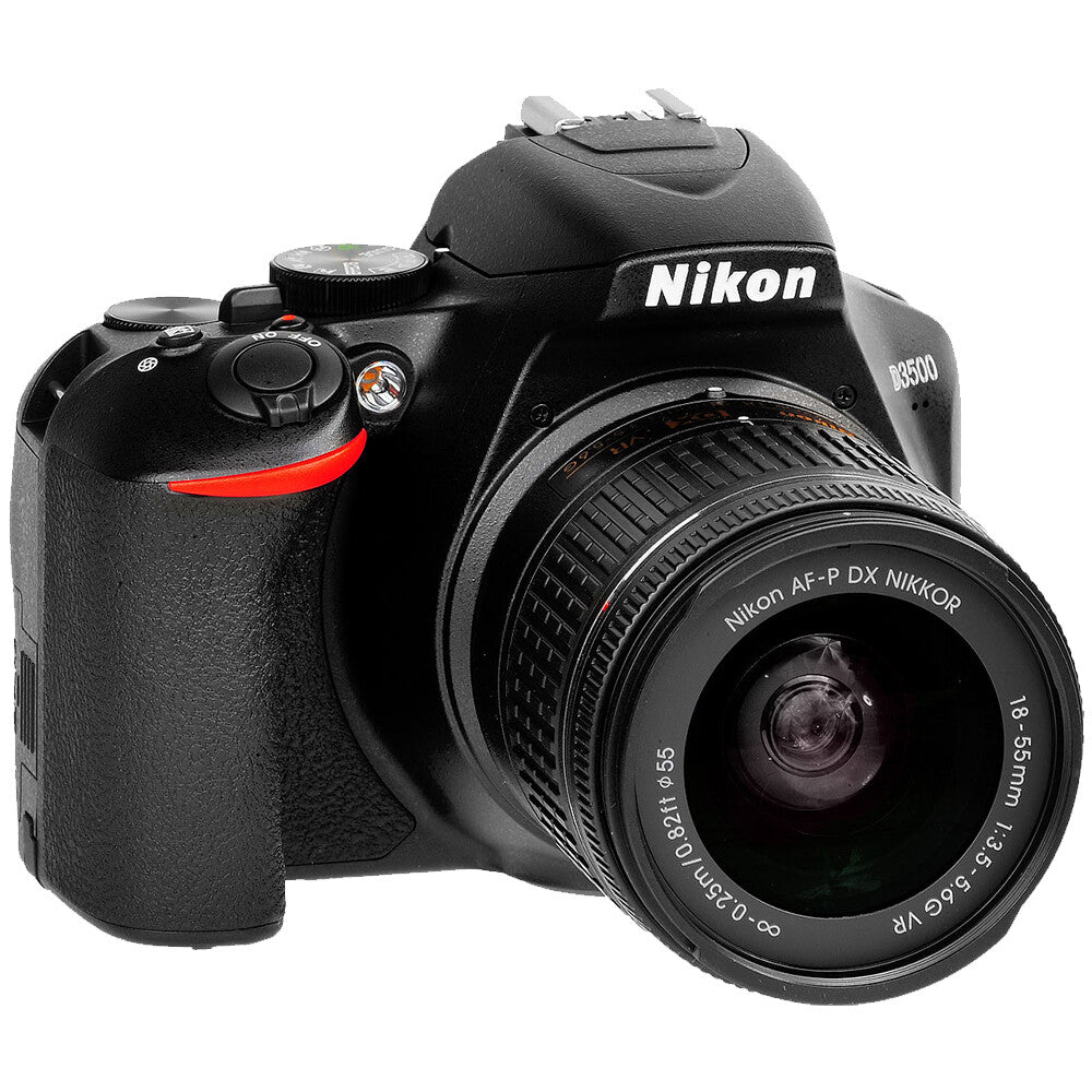 Nikon D3500 24.2MP with 18-55mm VR Lens Kit DSLR Camera - Black