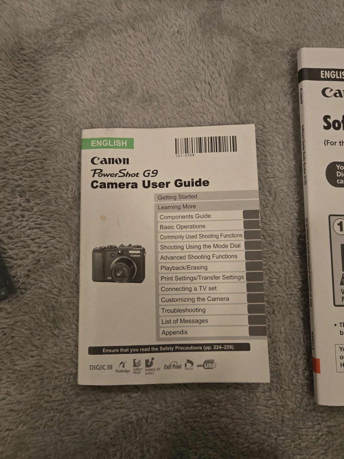 Canon PowerShot G9 MINT Complete Box + Extras CCD Camera
