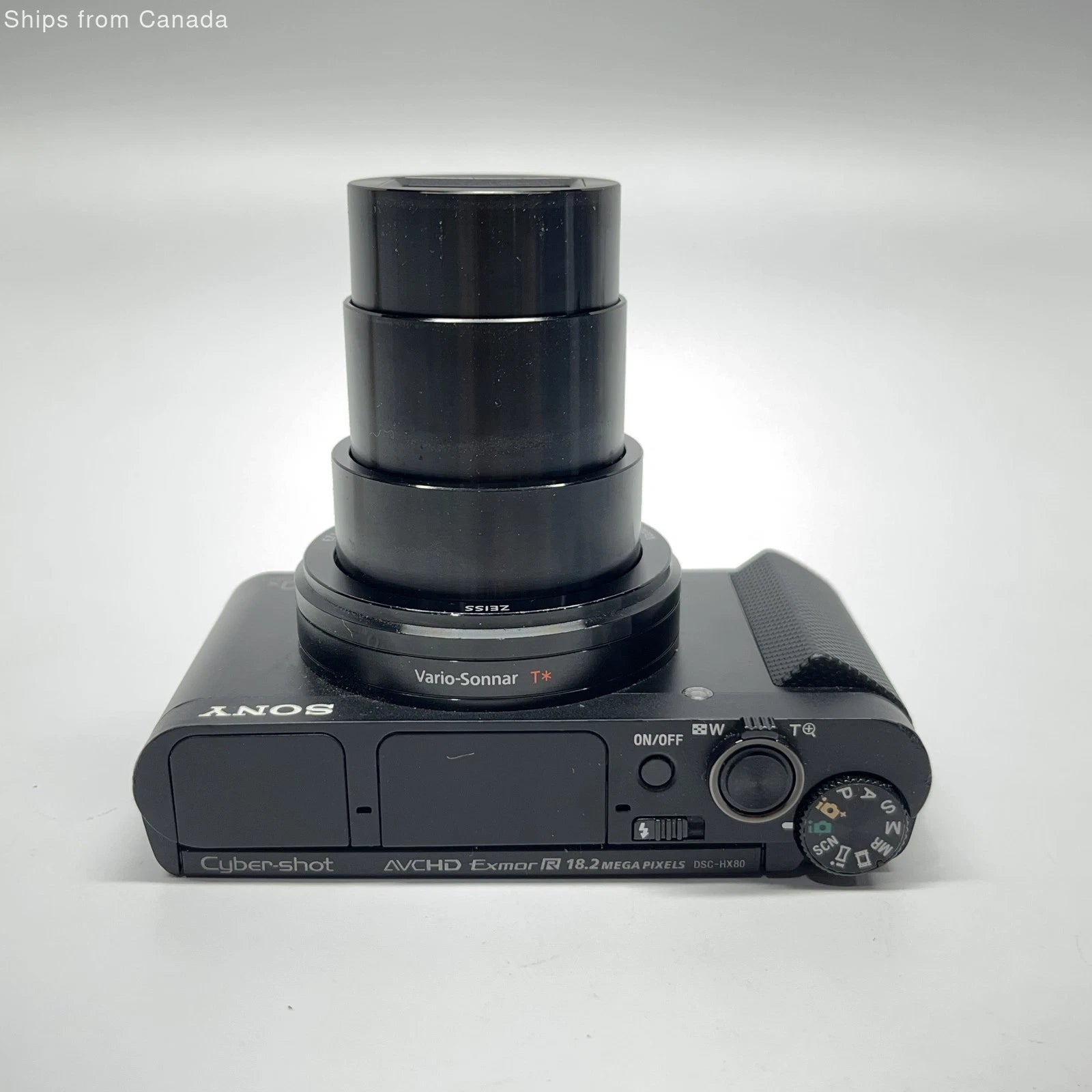 Sony Cyber-Shot DSC-HX80 Black - 18.2 MP 30x Zoom - Tested - No Battery
