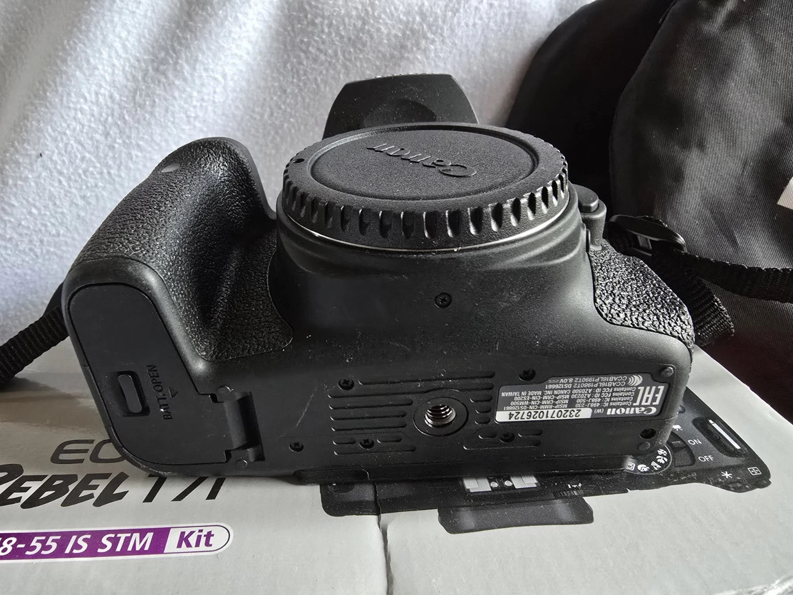 Canon Eos Rebel T7I Camera Lot Of Lenses, Canon flash, Battery Grip And More