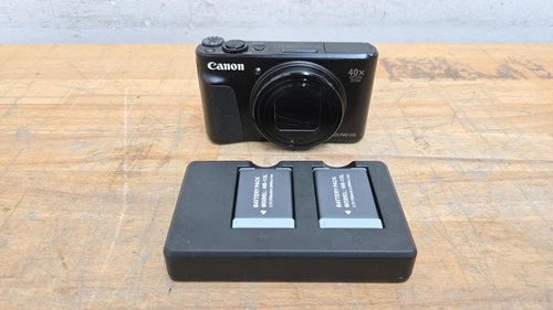 Canon PowerShot SX740 HS, 20.3MP Point & Shoot Camera, w/ 2 Batteries