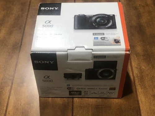 Sony A5000 & 16-50mm Lens Digital Camera Alpha Mirrorless - NEW