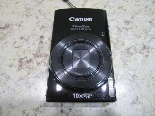 Canon PowerShot ELPH 190 IS Digital Camera 20 MP 10x Optical Zoom Face Detection