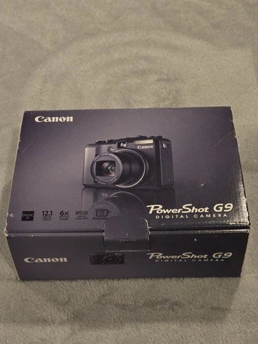 Canon PowerShot G9 MINT Complete Box + Extras CCD Camera