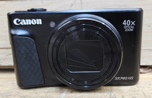 Canon PowerShot SX740 HS Black 40x Optical Zoom 20.3MP Digital Camera