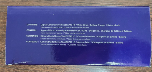 Canon PowerShot SX740 HS 20.3MP Point & Shoot Camera - Black