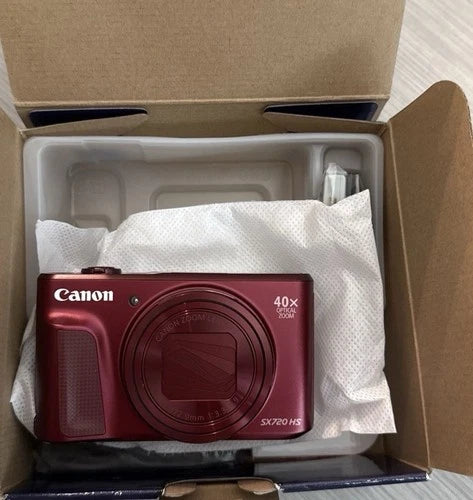Canon PowerShot SX720 HS 20.3MP Compact Digital Camera - Red