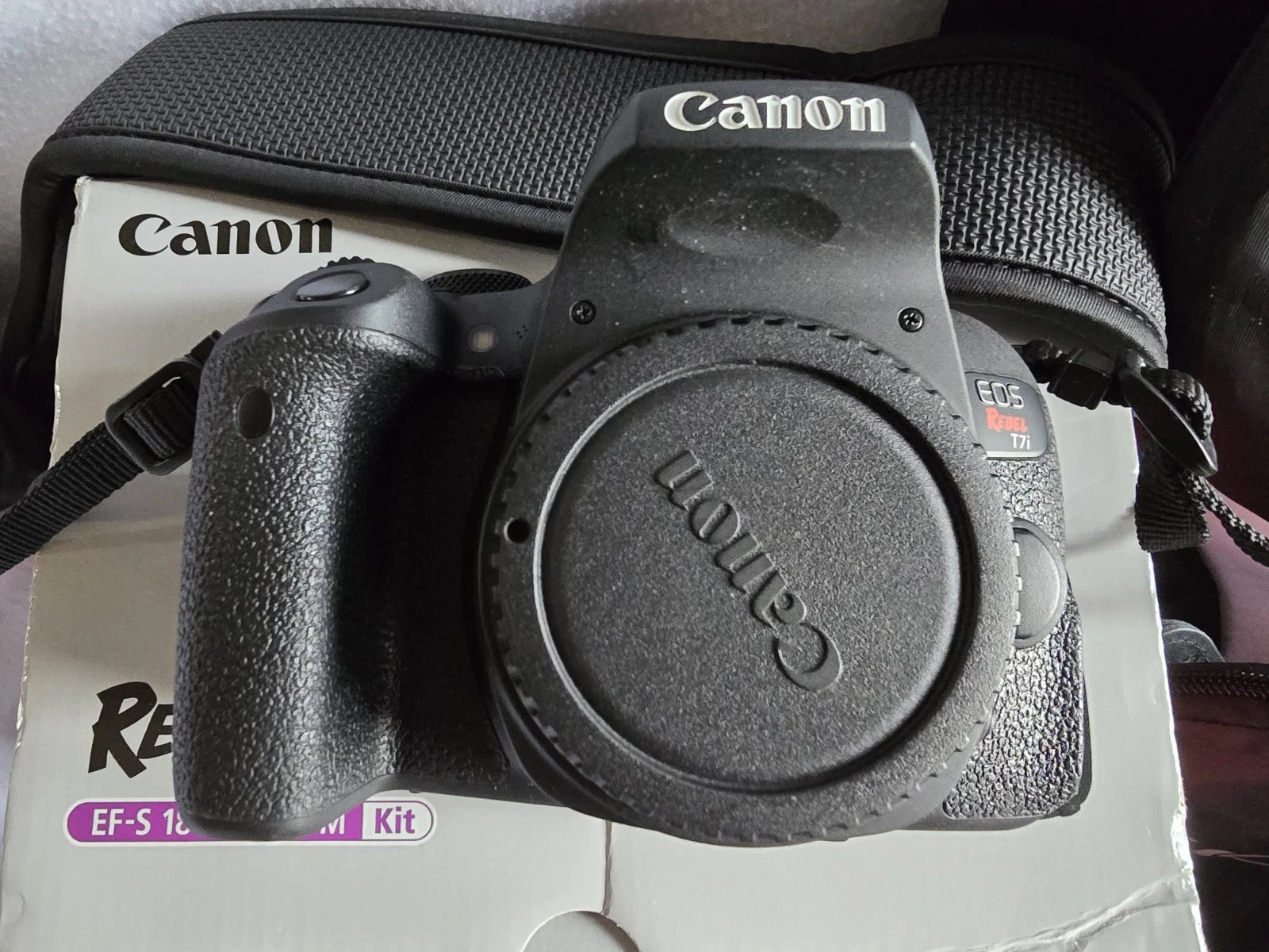 Canon Eos Rebel T7I Camera Lot Of Lenses, Canon flash, Battery Grip And More