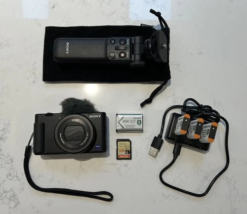 Sony ZV-1 MK2 Compact Digital Vlogging Camera 20.1MP + Tripod Remote