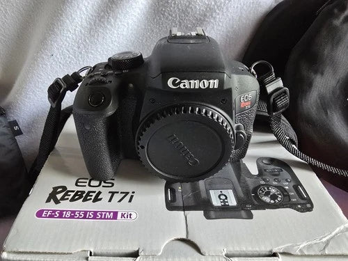 Canon Eos Rebel T7I Camera Lot Of Lenses, Canon flash, Battery Grip And More