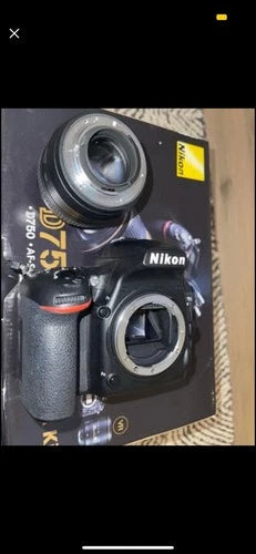 Nikon D750 24.3MP Digital SLR Camera Body Only with 3.2" LCD Screen - Black