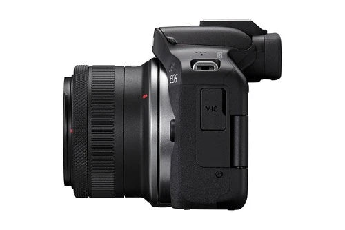 Canon EOS R50 4K Video Mirrorless Camera with RF-S 18-45mm f/4.5-6.3 IS STM Lens - Black