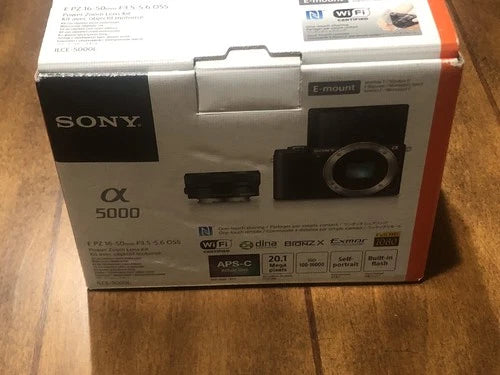 Sony A5000 & 16-50mm Lens Digital Camera Alpha Mirrorless - NEW