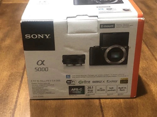 Sony A5000 & 16-50mm Lens Digital Camera Alpha Mirrorless - NEW