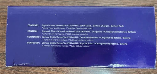 Canon PowerShot SX740 HS 20.3MP Point & Shoot Camera - Black