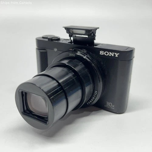Sony Cyber-Shot DSC-HX80 Black - 18.2 MP 30x Zoom - Tested - No Battery