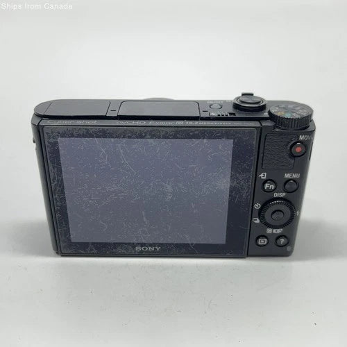 Sony Cyber-Shot DSC-HX80 Black - 18.2 MP 30x Zoom - Tested - No Battery