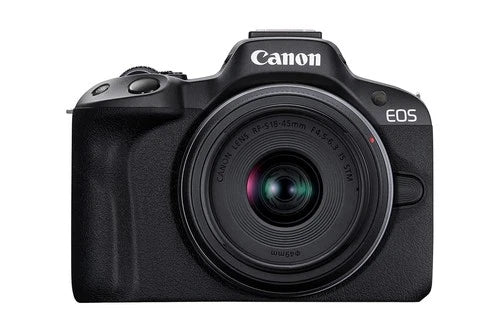 Canon EOS R50 4K Video Mirrorless Camera with RF-S 18-45mm f/4.5-6.3 IS STM Lens - Black
