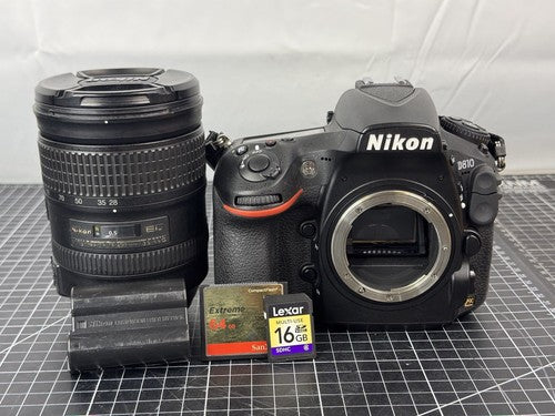 Nikon D810 36.3MP (FX) Digital SLR DSLR Camera w/ 28-300mm f/3.5-5.6 Lens