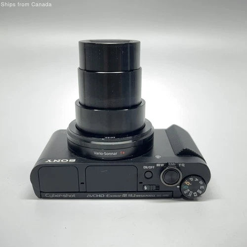 Sony Cyber-Shot DSC-HX80 Black - 18.2 MP 30x Zoom - Tested - No Battery